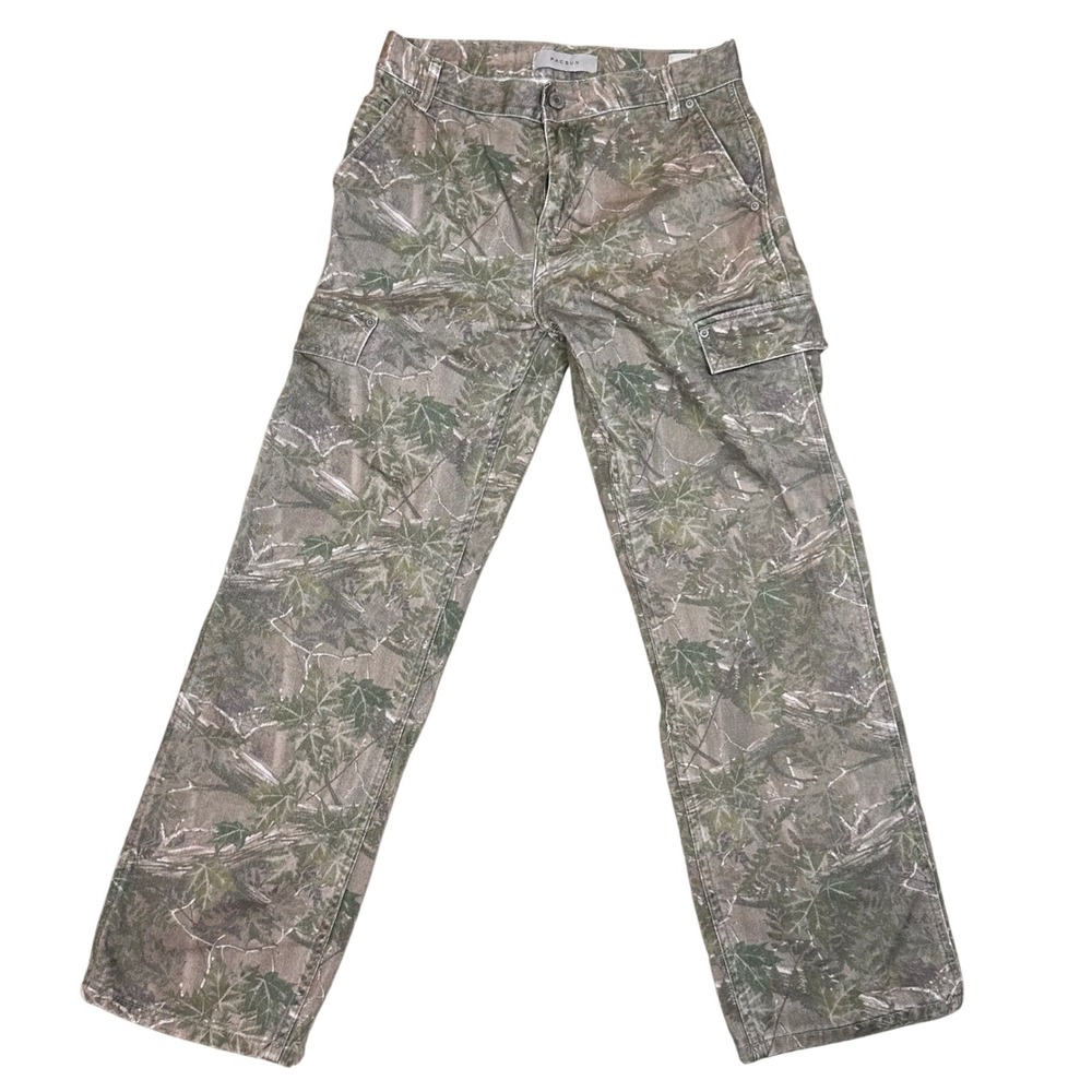 Pacsun Camo Cargo Pants Size 28 Mens Casual Outdoors Camouflage Trousers